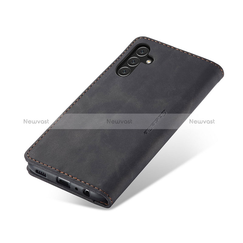 Leather Case Stands Flip Cover Holder C10S for Samsung Galaxy A04s