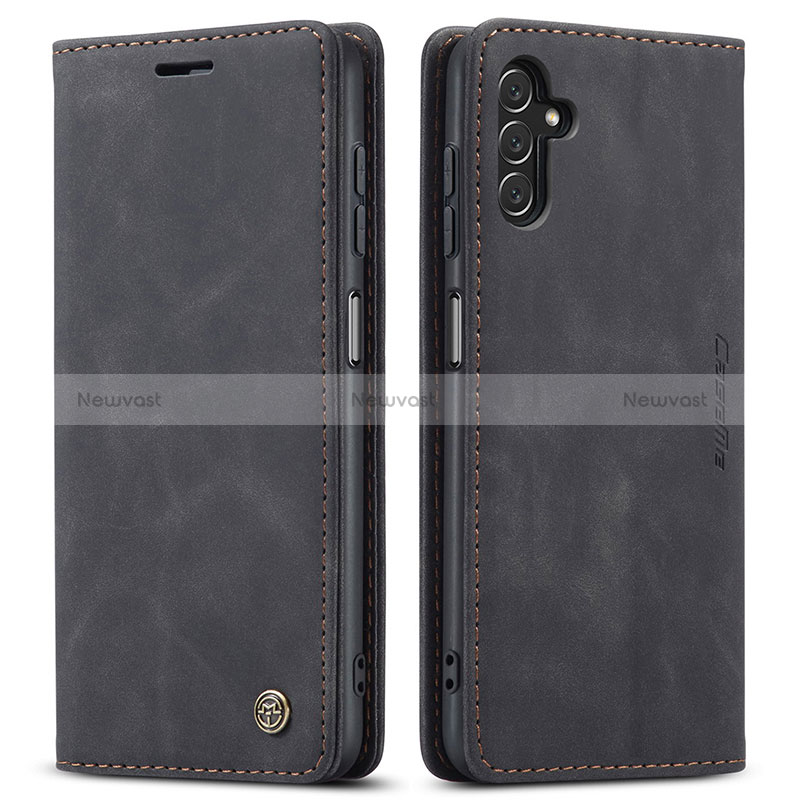 Leather Case Stands Flip Cover Holder C10S for Samsung Galaxy A04s