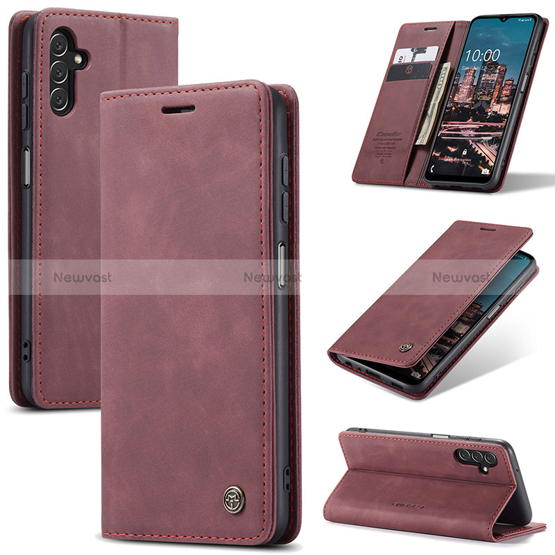 Leather Case Stands Flip Cover Holder C10S for Samsung Galaxy A13 5G
