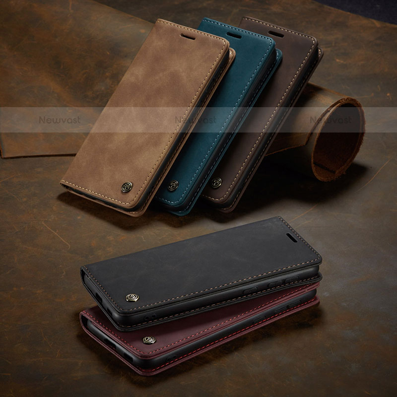 Leather Case Stands Flip Cover Holder C10S for Samsung Galaxy S23 5G