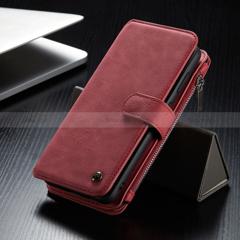 Leather Case Stands Flip Cover Holder C12S for Samsung Galaxy S22 Plus 5G