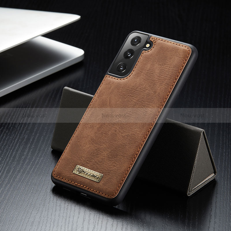 Leather Case Stands Flip Cover Holder C12S for Samsung Galaxy S22 Plus 5G