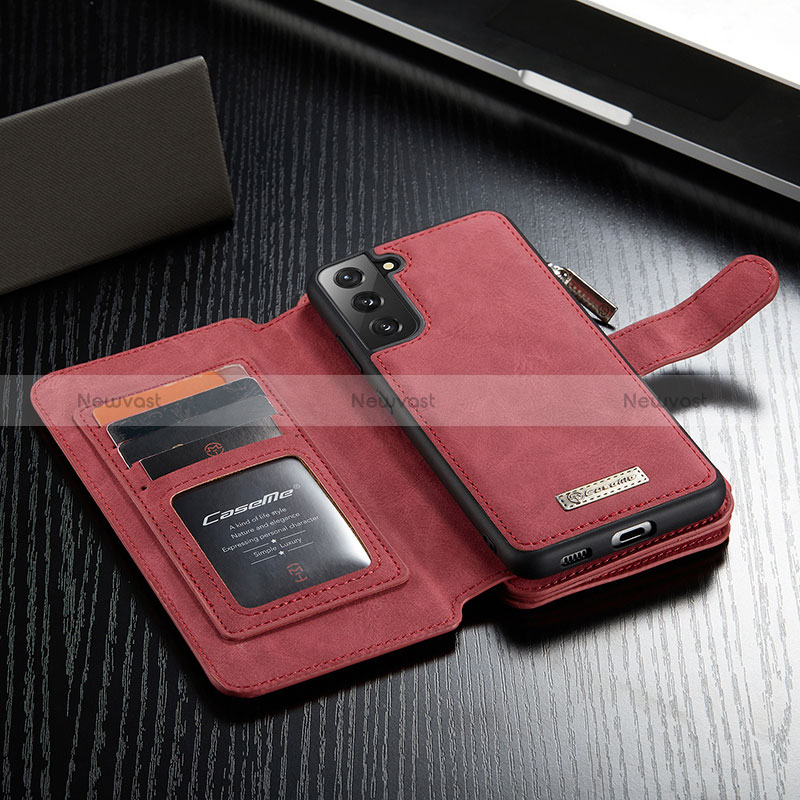 Leather Case Stands Flip Cover Holder C12S for Samsung Galaxy S24 Plus 5G