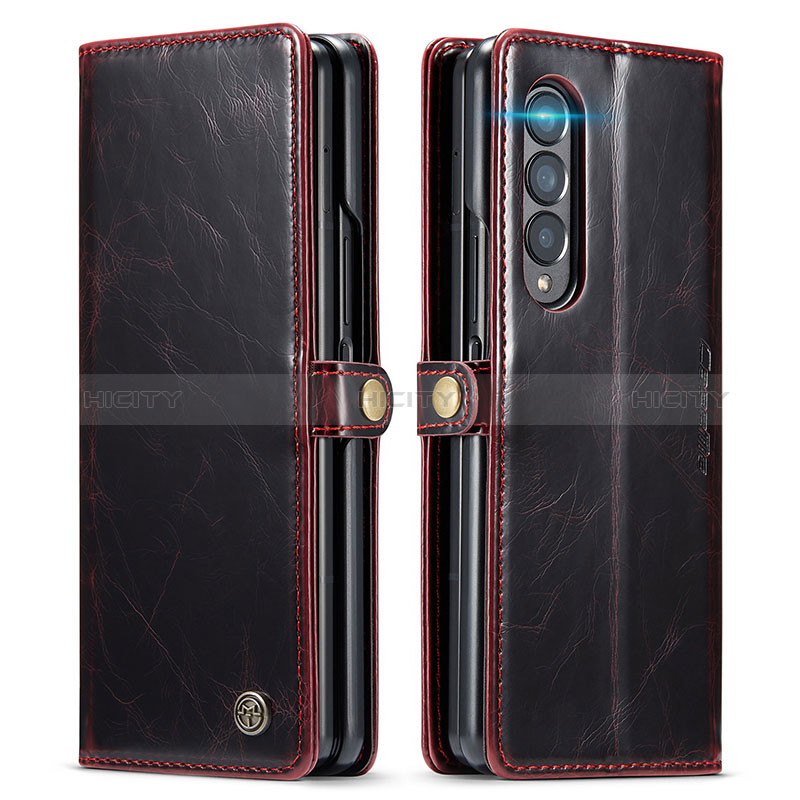 Leather Case Stands Flip Cover Holder CS2 for Samsung Galaxy Z Fold4 5G