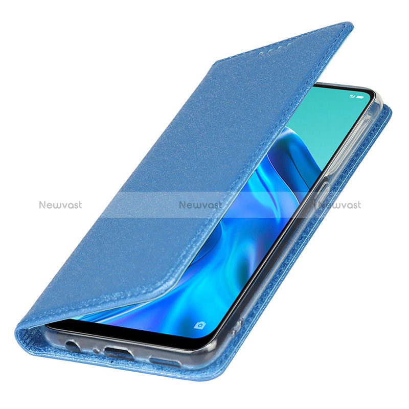 Leather Case Stands Flip Cover Holder D01T for Oppo Reno5 A