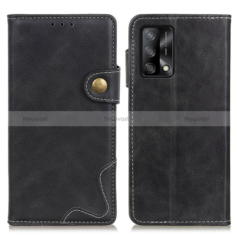 Leather Case Stands Flip Cover Holder D01Y for Oppo A95 4G