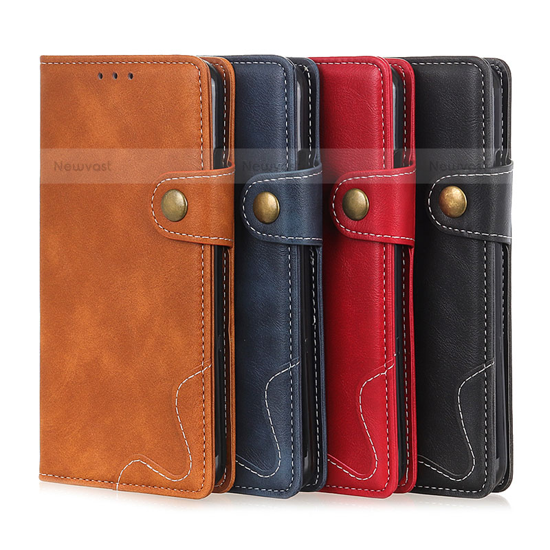 Leather Case Stands Flip Cover Holder D01Y for Samsung Galaxy S21 Plus 5G