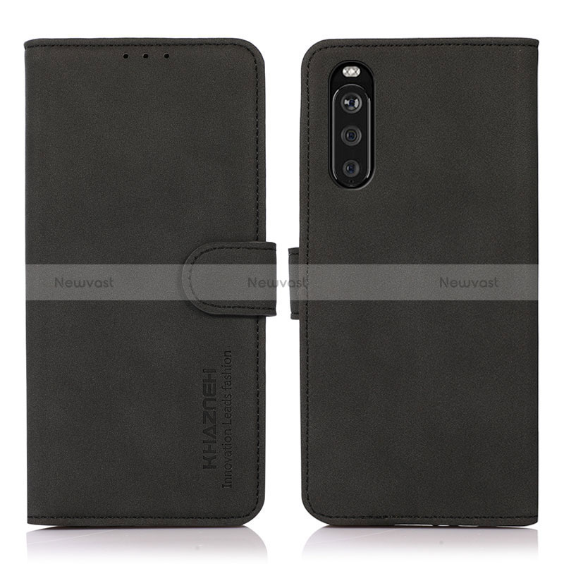 Leather Case Stands Flip Cover Holder D01Y for Sony Xperia 10 III