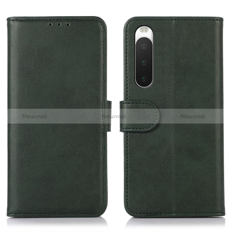 Leather Case Stands Flip Cover Holder D01Y for Sony Xperia 10 IV SO-52C