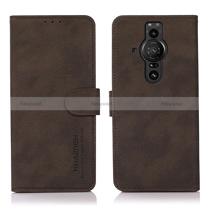 Leather Case Stands Flip Cover Holder D01Y for Sony Xperia PRO-I