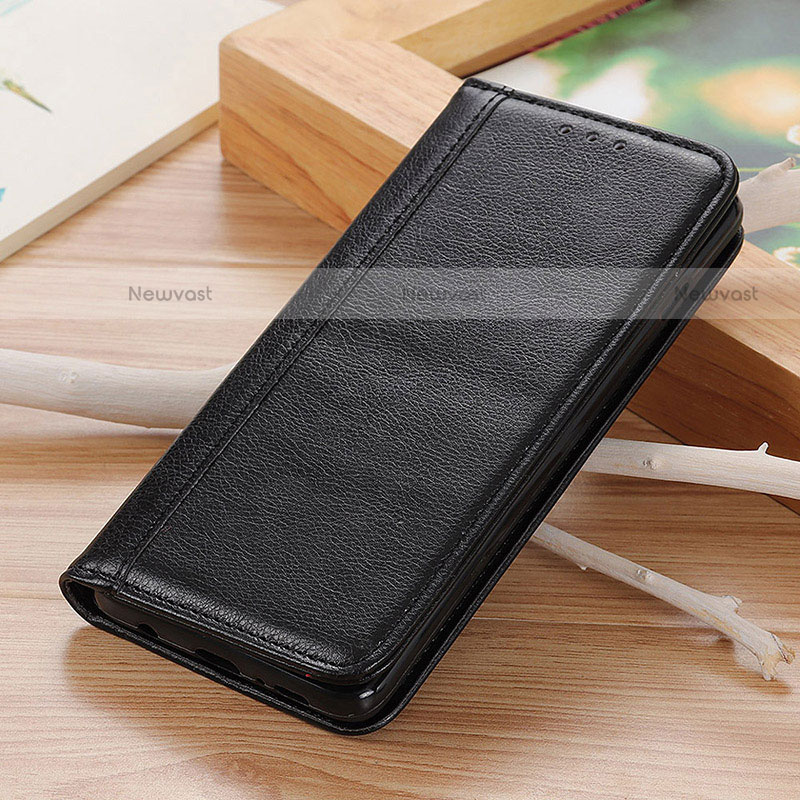 Leather Case Stands Flip Cover Holder D02Y for Motorola Moto G10