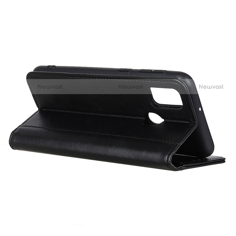 Leather Case Stands Flip Cover Holder D02Y for Motorola Moto G10 Power