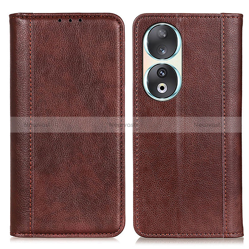 Leather Case Stands Flip Cover Holder D03Y for Huawei Honor 90 5G