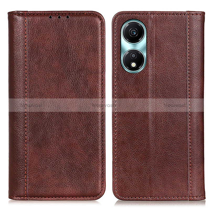 Leather Case Stands Flip Cover Holder D03Y for Huawei Honor X5 Plus