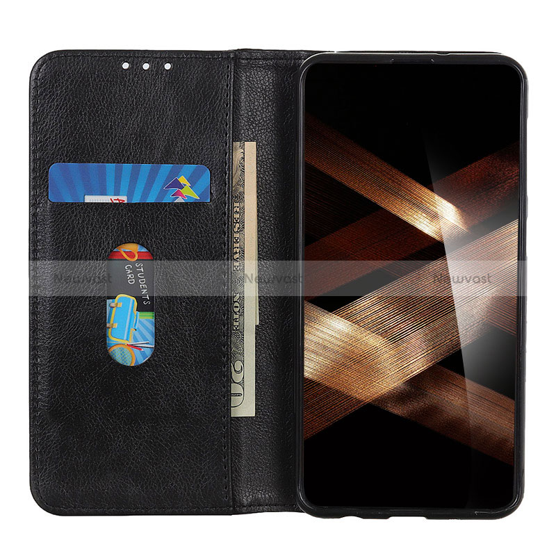 Leather Case Stands Flip Cover Holder D03Y for Huawei Honor X9b 5G