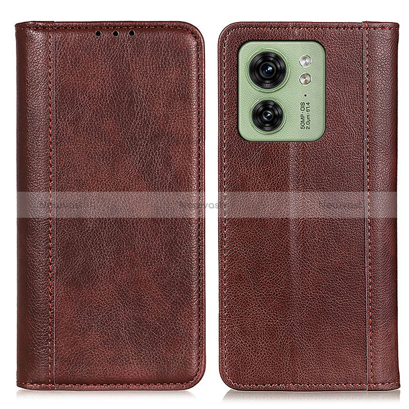 Leather Case Stands Flip Cover Holder D03Y for Motorola Moto Edge 40 5G