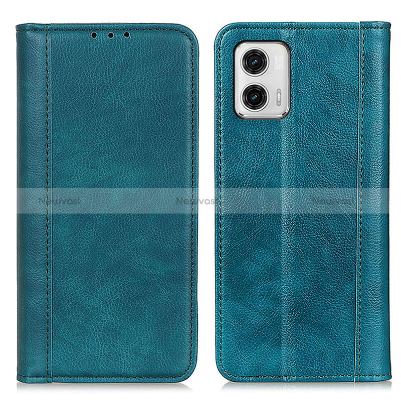 Leather Case Stands Flip Cover Holder D03Y for Motorola Moto G73 5G