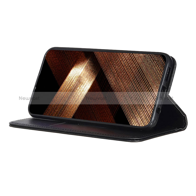 Leather Case Stands Flip Cover Holder D03Y for Motorola ThinkPhone 5G