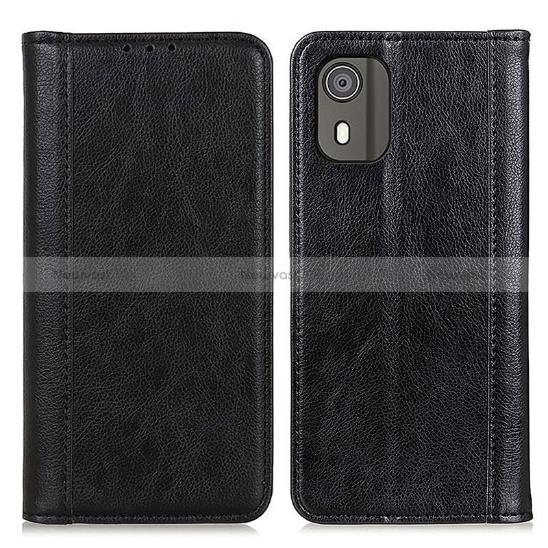 Leather Case Stands Flip Cover Holder D03Y for Nokia C02