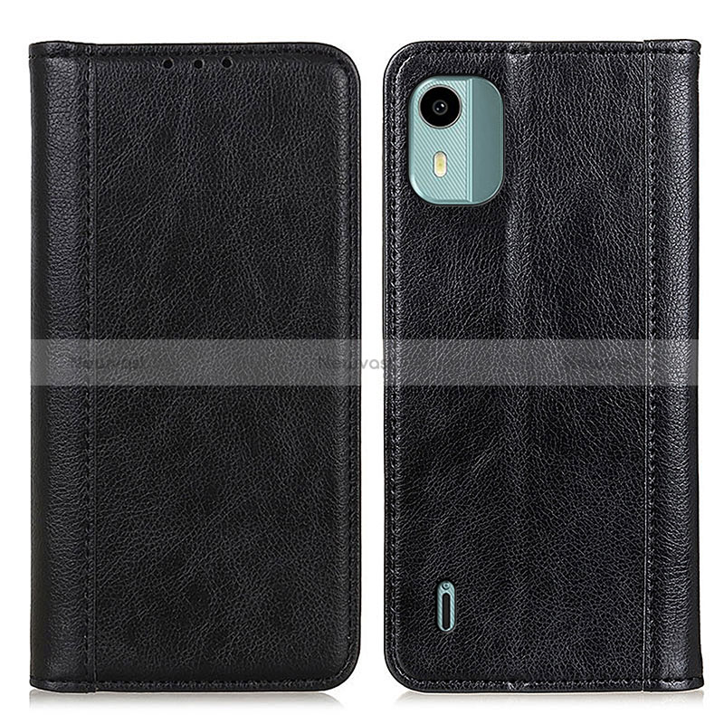 Leather Case Stands Flip Cover Holder D03Y for Nokia C12 Plus