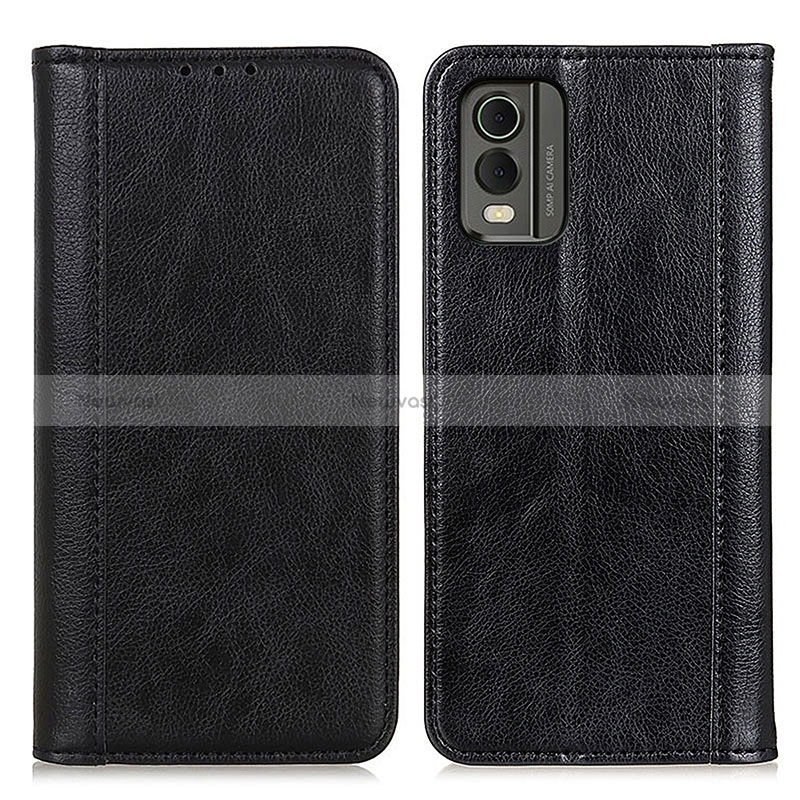 Leather Case Stands Flip Cover Holder D03Y for Nokia C32