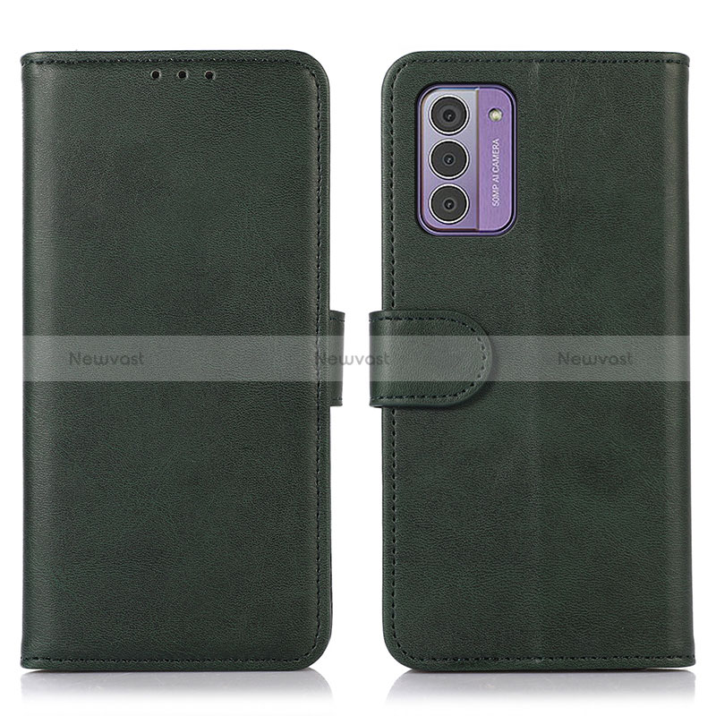 Leather Case Stands Flip Cover Holder D03Y for Nokia G310 5G Green