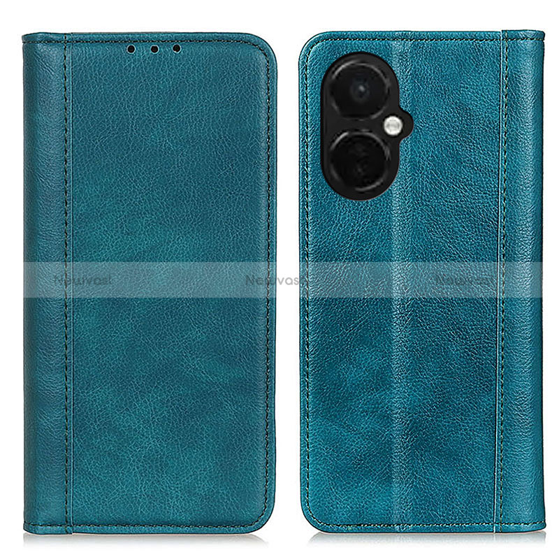 Leather Case Stands Flip Cover Holder D03Y for OnePlus Nord CE 3 5G Green