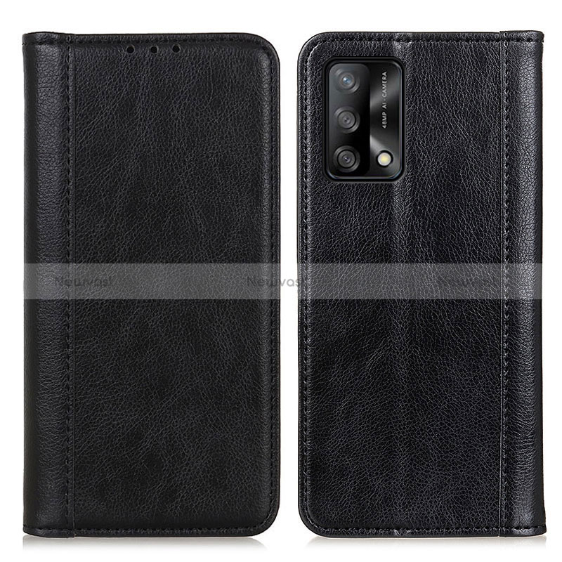 Leather Case Stands Flip Cover Holder D03Y for Oppo F19