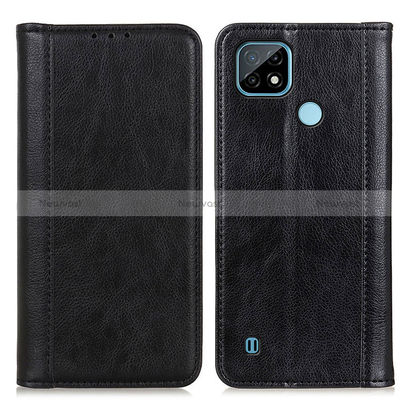 Leather Case Stands Flip Cover Holder D03Y for Realme C21