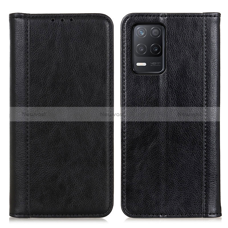 Leather Case Stands Flip Cover Holder D03Y for Realme Q3 5G