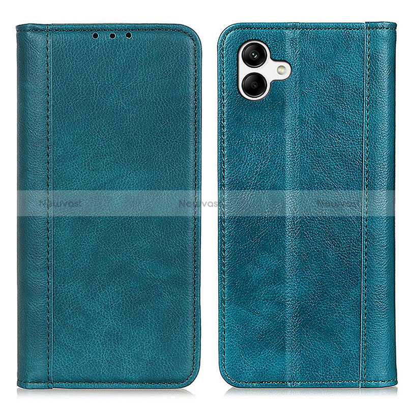 Leather Case Stands Flip Cover Holder D03Y for Samsung Galaxy A05 Green