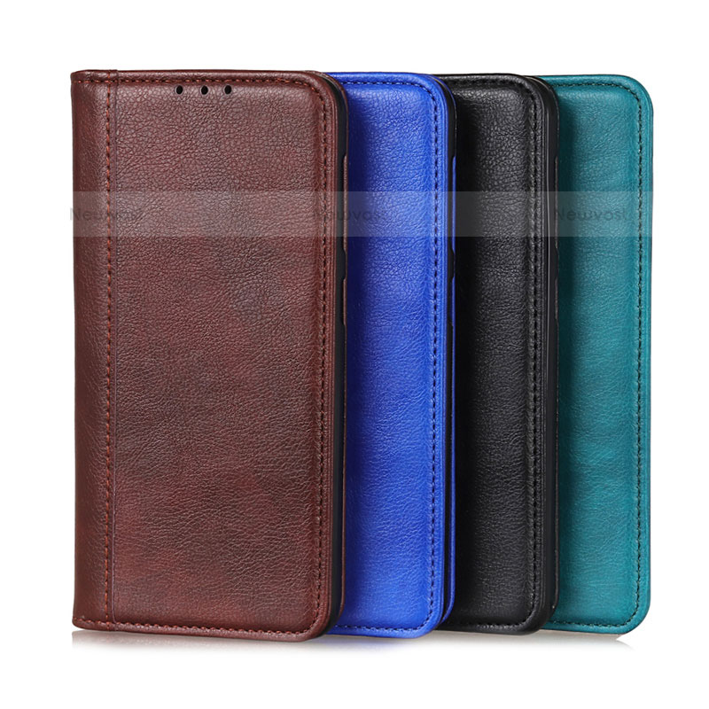 Leather Case Stands Flip Cover Holder D03Y for Samsung Galaxy S23 5G