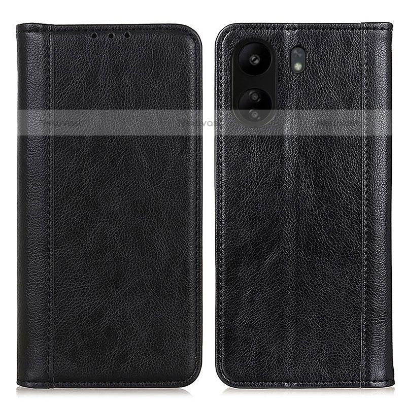 Leather Case Stands Flip Cover Holder D03Y for Xiaomi Poco C65