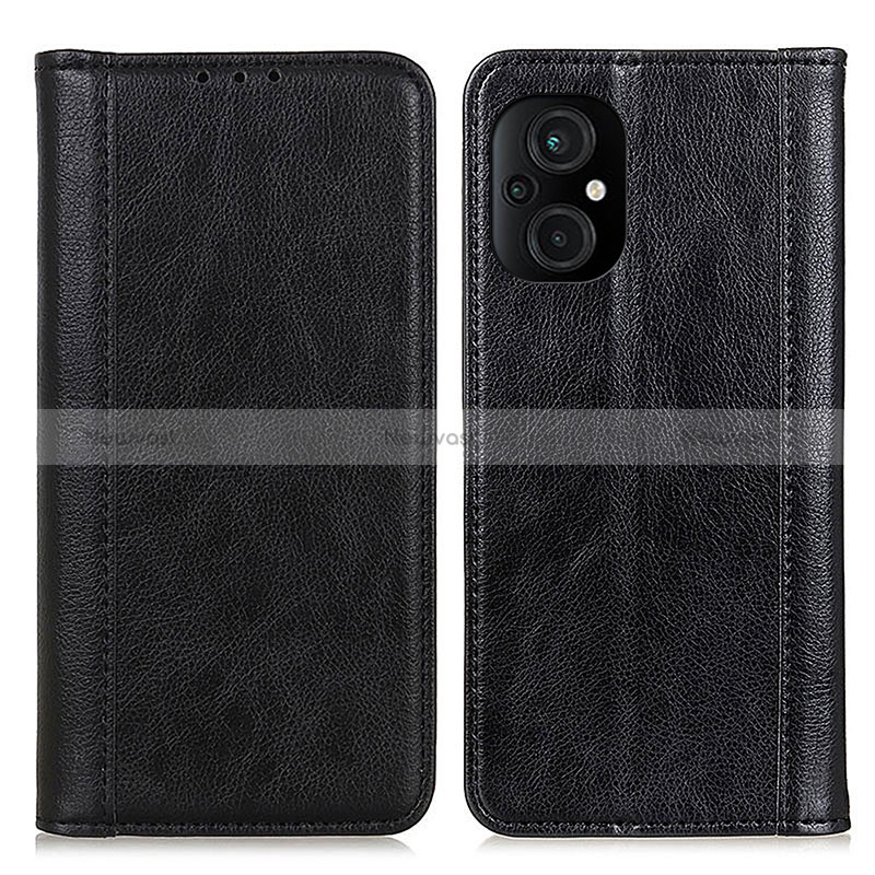 Leather Case Stands Flip Cover Holder D03Y for Xiaomi Poco M5 4G