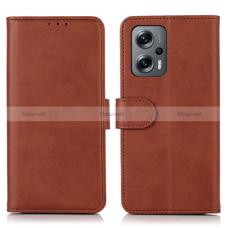 Leather Case Stands Flip Cover Holder D03Y for Xiaomi Redmi K50i 5G