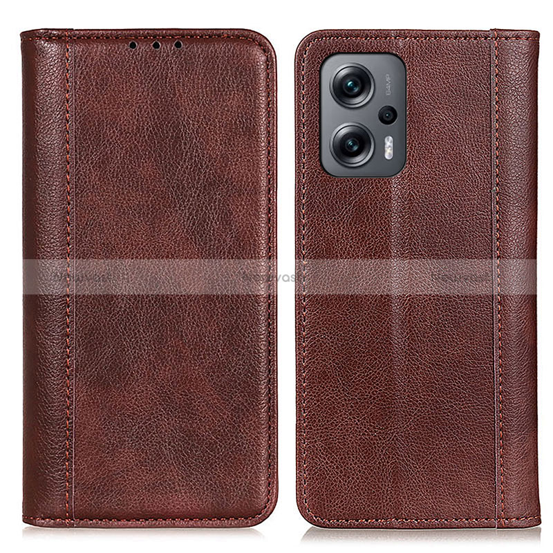 Leather Case Stands Flip Cover Holder D03Y for Xiaomi Redmi Note 12 Turbo 5G