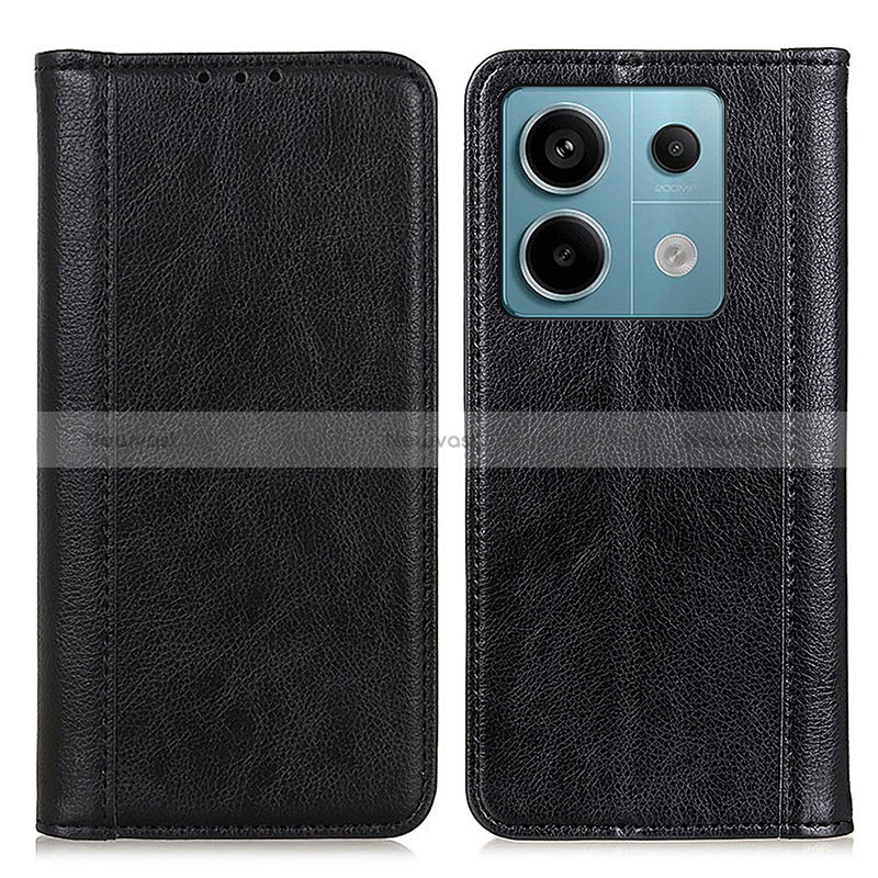 Leather Case Stands Flip Cover Holder D03Y for Xiaomi Redmi Note 13 Pro 5G