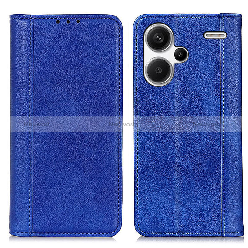 Leather Case Stands Flip Cover Holder D03Y for Xiaomi Redmi Note 13 Pro+ Plus 5G