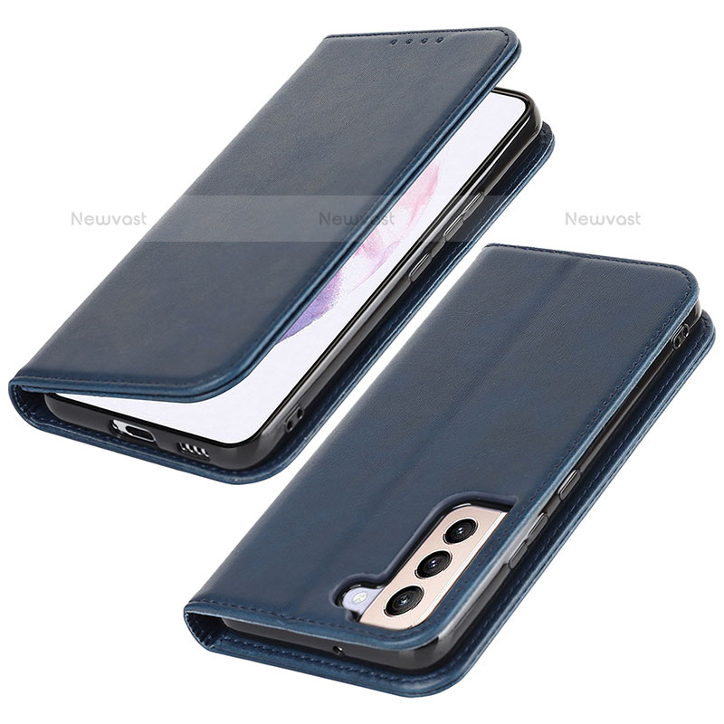 Leather Case Stands Flip Cover Holder D04T for Samsung Galaxy S23 5G