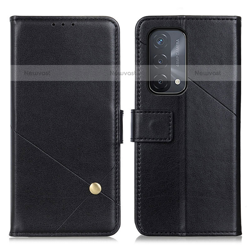 Leather Case Stands Flip Cover Holder D04Y for OnePlus Nord N200 5G