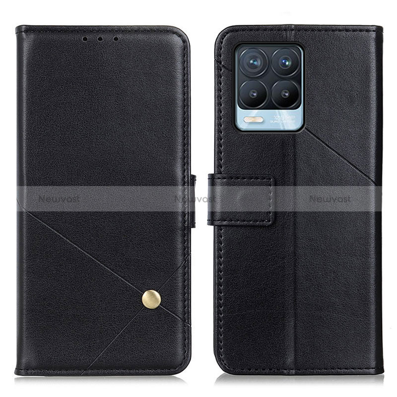 Leather Case Stands Flip Cover Holder D04Y for Realme 8 Pro