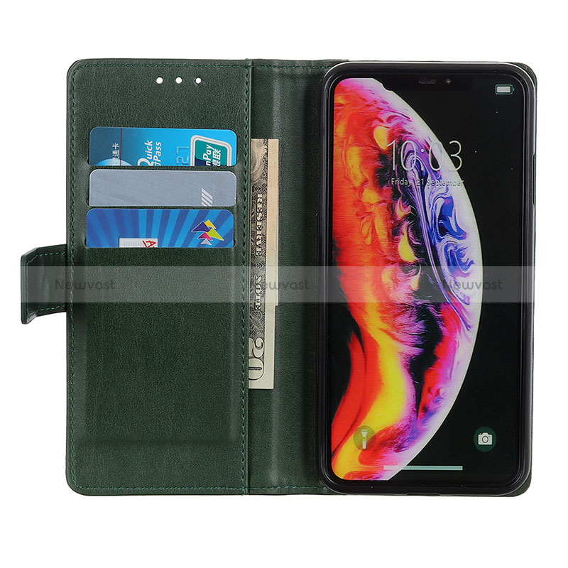 Leather Case Stands Flip Cover Holder D04Y for Realme 8 Pro