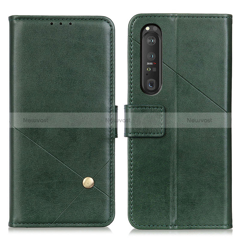 Leather Case Stands Flip Cover Holder D04Y for Sony Xperia 1 III