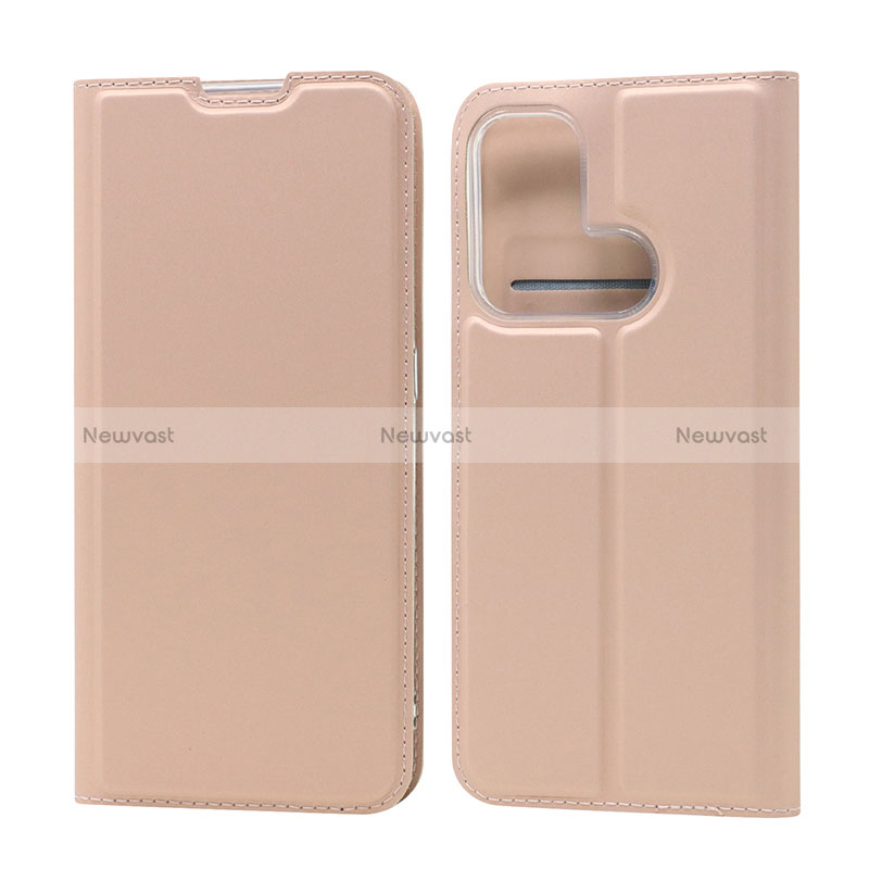 Leather Case Stands Flip Cover Holder D05T for Oppo Reno5 A