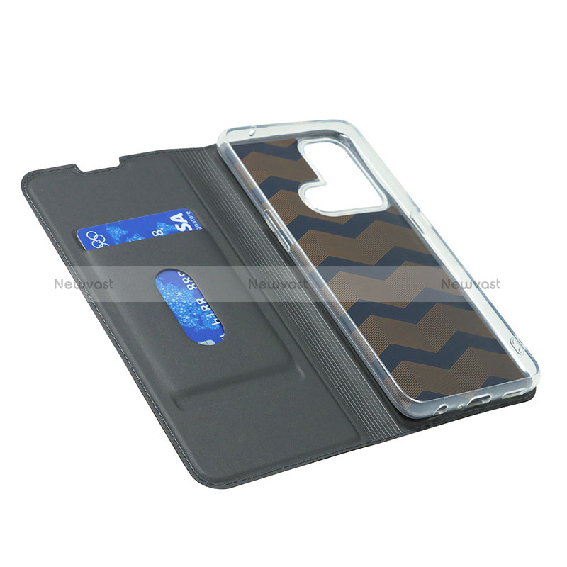 Leather Case Stands Flip Cover Holder D05T for Oppo Reno5 A