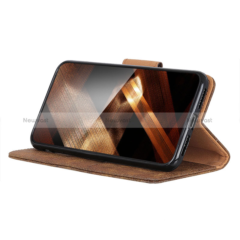 Leather Case Stands Flip Cover Holder D05Y for OnePlus 9RT 5G