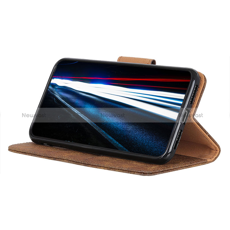 Leather Case Stands Flip Cover Holder D05Y for Oppo Reno5 F