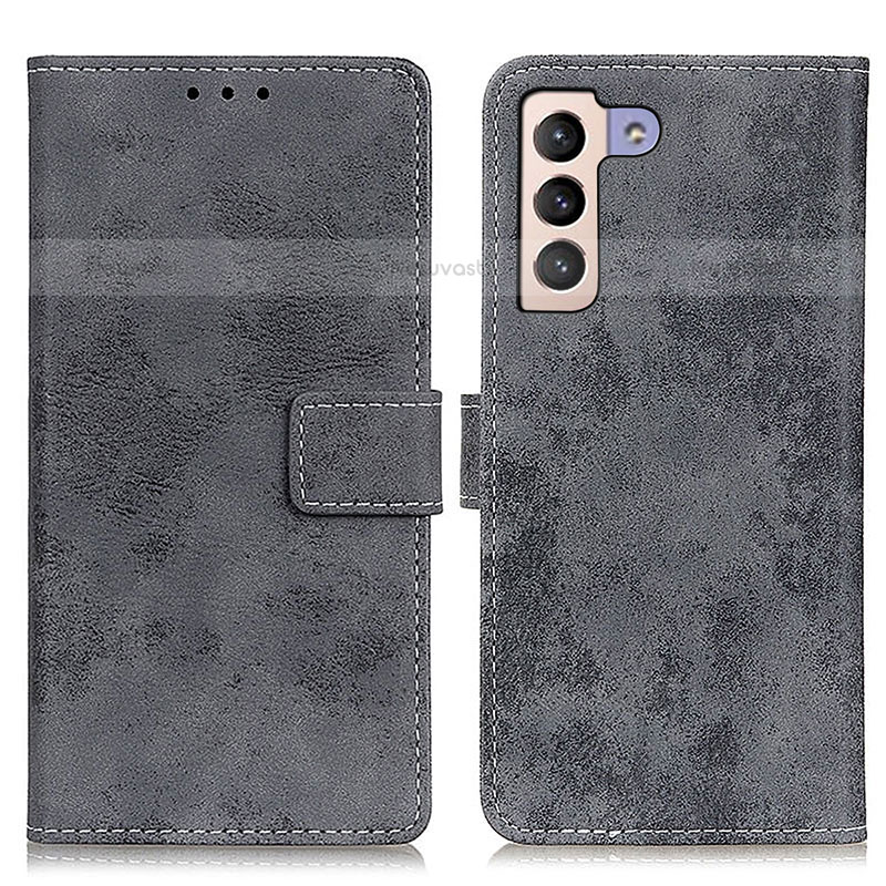 Leather Case Stands Flip Cover Holder D05Y for Samsung Galaxy S21 Plus 5G