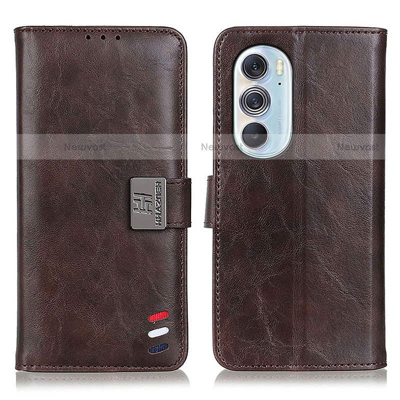 Leather Case Stands Flip Cover Holder D06Y for Motorola Moto Edge 30 Pro 5G