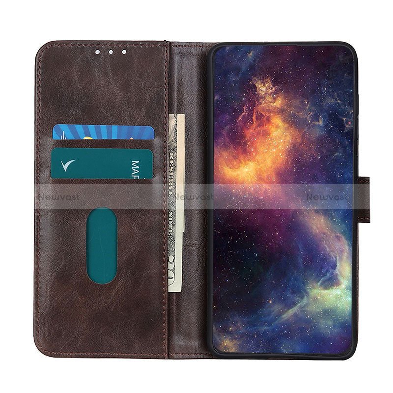 Leather Case Stands Flip Cover Holder D06Y for Oppo Reno5 Z 5G